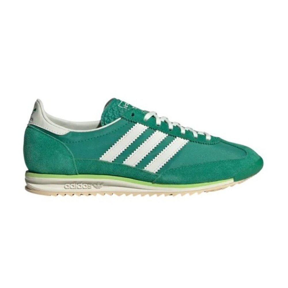 adidas Originals SL 72 OG – Size 9 Womens Sneakers Green Ivory JQ7397 NEW - Picture 1 of 9